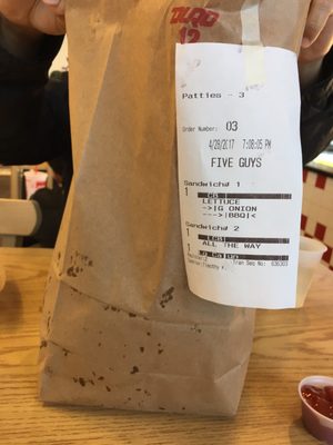 Menu photo 7 Five Guys Dublin, CA