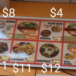 a menu for a restaurant