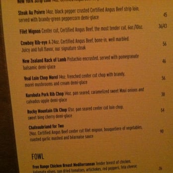 Ciera Steak + Chophouse - Menu 05/01/13 - Steakhouses Near Me - Stateline, Nevada Ciera Steak + Chophouse - Menu 05/01/13 - Steakhouses Near Me - Stateline, Nevada