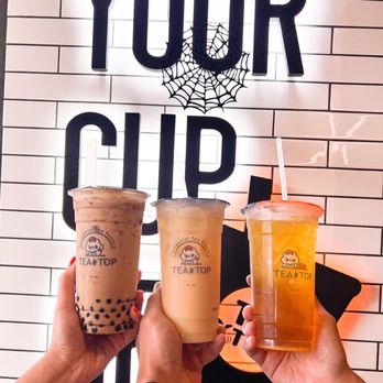 Tea Top - Follow me on my boba page: @bobaliciousreview - Bubble Tea Near Me - Houston, Texas