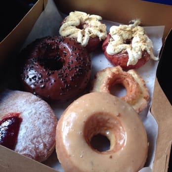 Doughnut Vault - Old fashioned. Strawberry cheesecake. Raspberry jelly. - Donuts Near Me - Chicago, Illinois Doughnut Vault - Old fashioned. Strawberry cheesecake. Raspberry jelly. - Donuts Near Me - Chicago, Illinois