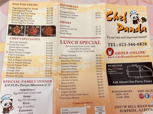 Menu photo 2 Chef Panda Surprise, AZ