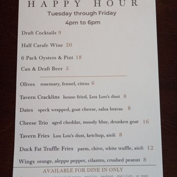 Lou Lou’s Tavern - Happy Hour Menu - Beer, Wine & Spirits Near Me - Charleston, South Carolina Lou Lou’s Tavern - Happy Hour Menu - Beer, Wine & Spirits Near Me - Charleston, South Carolina