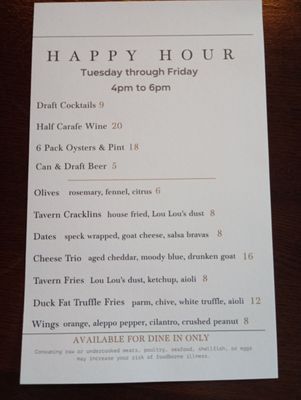 Menu photo 3 Lou Lou’s Tavern Charleston, SC Menu photo 3 Lou Lou’s Tavern Charleston, SC