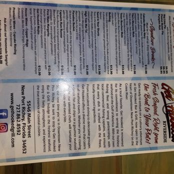 Get Hooked Grill - Menu - Seafood Near Me - New Port Richey, Florida Get Hooked Grill - Menu - Seafood Near Me - New Port Richey, Florida