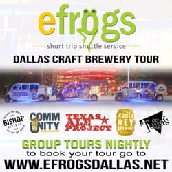 E-Frogs - Dallas Craft Brewery Tour