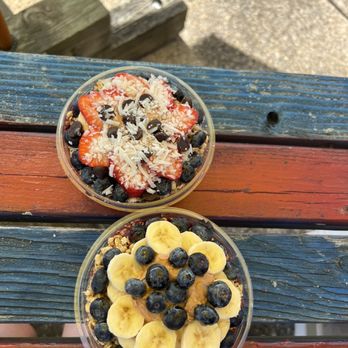 Tower Smoothie - two bowls of fruit on a bench - Juice Bars & Smoothies Near Me - Marmora, New Jersey Tower Smoothie - two bowls of fruit on a bench - Juice Bars & Smoothies Near Me - Marmora, New Jersey