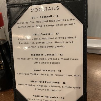 Kuma - Cocktail menu - Japanese Near Me - Monterey, California Kuma - Cocktail menu - Japanese Near Me - Monterey, California