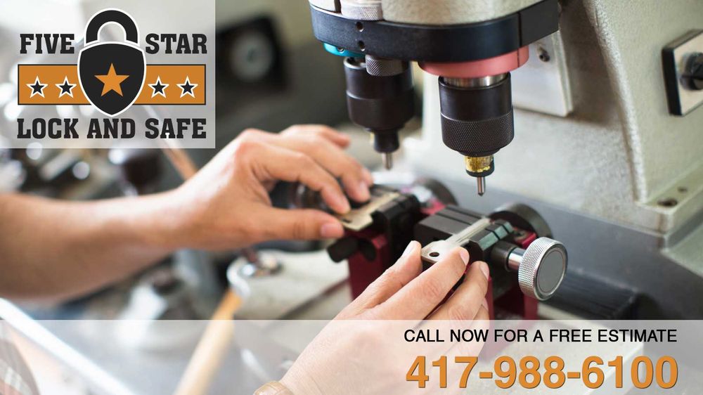 FIVE STAR LOCK & SAFE Updated September 2024 916 N Main St, Nixa