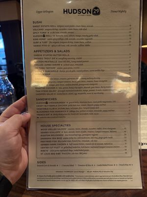 Menu photo 4 Hudson 29 Kitchen + Drink Upper Arlington, OH