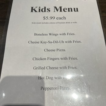 Doesn't Matter Bar and Grill - Kids menu - Bars Near Me - Myrtle Beach, South Carolina