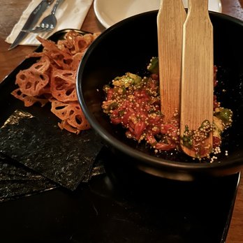 Salt + Charcoal - Wagyu Yukke Tartare - Japanese Near Me - Brooklyn, New York Salt + Charcoal - Wagyu Yukke Tartare - Japanese Near Me - Brooklyn, New York
