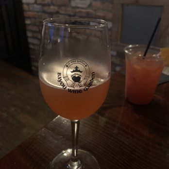 Bayou Wine Garden - Strawberry 75 - Wine Bars Near Me - New Orleans, Louisiana