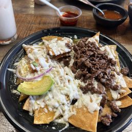Green Chilaquiles Burrito