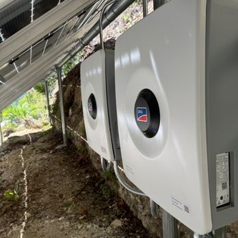 Lighthouse Solar - SMA Sunny Boy 5.0 string inverters for a groundmounted solar system. - Solar Installation Near Me - Austin, Texas