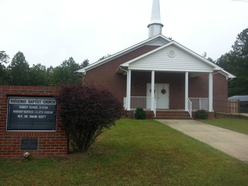 RIDGEWAY BAPTIST CHURCH Updated April 2024 848 Bridgeport Rd