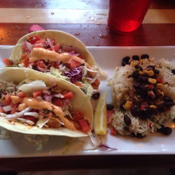 Surf Hut - Blackened shrimp tacos - Seafood Near Me - Destin, Florida Surf Hut - Blackened shrimp tacos - Seafood Near Me - Destin, Florida