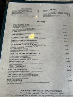Menu photo 1 Gumbo Shop New Orleans, LA Menu photo 1 Gumbo Shop New Orleans, LA