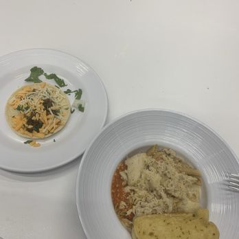 Pritchard Dining Hall - Tostado + unseasoned, boring, overcooked pasta. The garlic bread is fire tho but you can't mess up garlic bread - Food Court Near Me - Kelowna, British Columbia Pritchard Dining Hall - Tostado + unseasoned, boring, overcooked pasta. The garlic bread is fire tho but you can't mess up garlic bread - Food Court Near Me - Kelowna, British Columbia