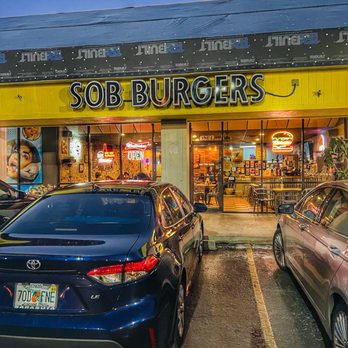 SOB Burgers - They even have a sign! - Burgers Near Me - Bradenton, Florida