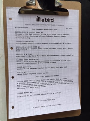 Photo of Little Bird - London, XGL, GB. Follow on Instagram CPessagno to follow #TheFoodieFamily's trips and food travels.