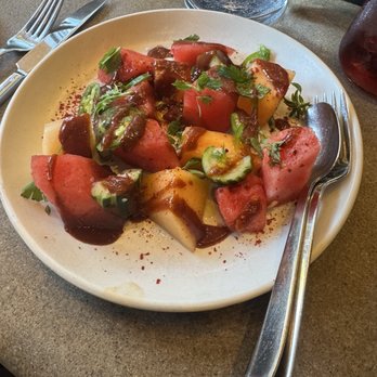 Nopa - Watermelon salad appetizer - New American Near Me - San Francisco, California Nopa - Watermelon salad appetizer - New American Near Me - San Francisco, California
