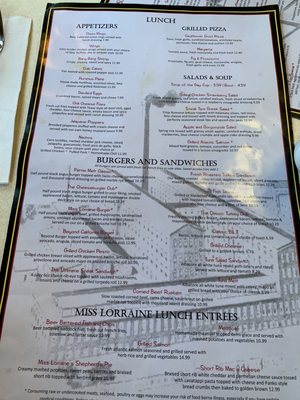 Menu photo 2 Miss Lorraine Diner Pawtucket, RI Menu photo 2 Miss Lorraine Diner Pawtucket, RI