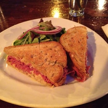 McGinty's Public House - Reuben and house salad - Irish Near Me - Silver Spring, Maryland