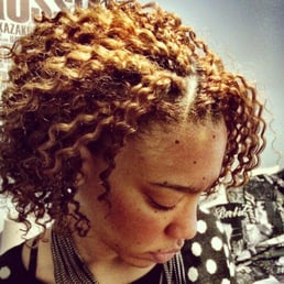 Two strand twist-out Two strand twist-out