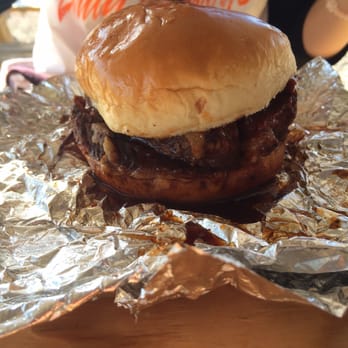 Butcher BBQ Stand - My lady got the BBQ brisket sandwich. She enjoyed it! - Barbeque Near Me - Wellston, Oklahoma