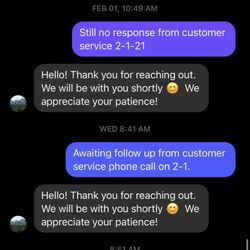 Customer 'service'