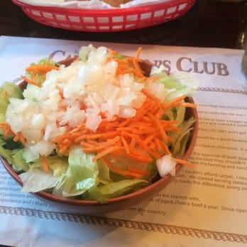 Cattleman's Club Steakhouse - Dinner salad - Steakhouses Near Me - Mitchell, South Dakota Cattleman's Club Steakhouse - Dinner salad - Steakhouses Near Me - Mitchell, South Dakota