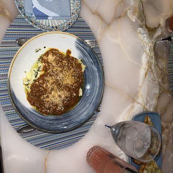 Lago - Lasagna Bolognese  Paloma Cocktail - Italian Near Me - Las Vegas, Nevada