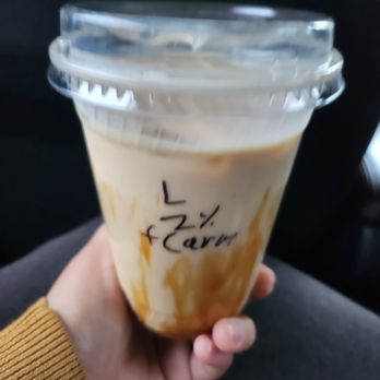 Barking Dog Roasters - Iced caramel latte - Coffee Roasteries Near Me - Sonoma, California