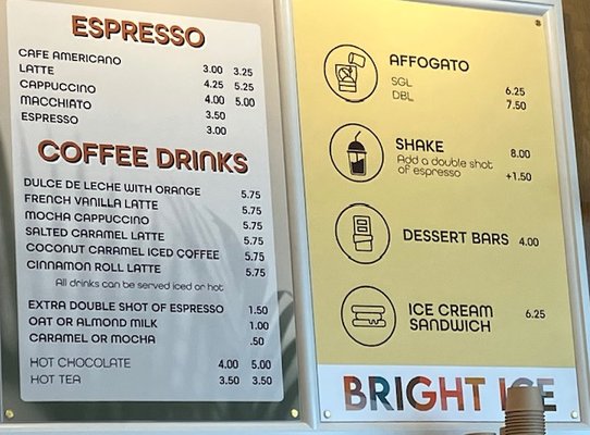 Menu photo 2 Bright Ice Lakeland, FL Menu photo 2 Bright Ice Lakeland, FL
