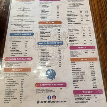 Taco Station - Menu - Mexican Near Me - Pompano Beach, Florida Taco Station - Menu - Mexican Near Me - Pompano Beach, Florida