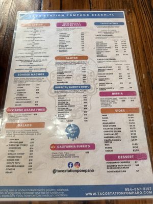Menu photo 2 Taco Station Pompano Beach, FL Menu photo 2 Taco Station Pompano Beach, FL