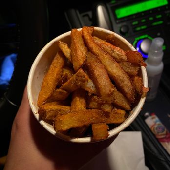 Five Guys - Cajun fries! PERFECT! Texture and flavor! - Burgers Near Me - Baltimore, Maryland