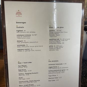 Kasama - Drink menu - Filipino Near Me - Chicago, Illinois Kasama - Drink menu - Filipino Near Me - Chicago, Illinois