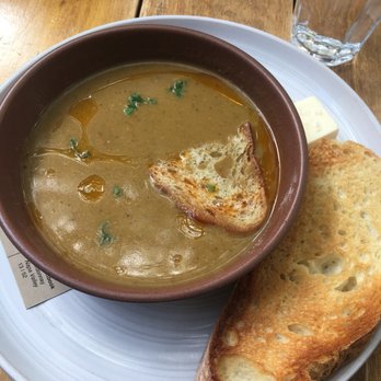 Johnston's Saltbox - Harvest vegetable soup of the day - New American Near Me - San Carlos, California