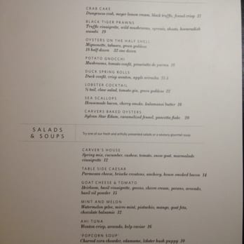 Carver's Steakhouse - Menu - Steakhouses Near Me - Calgary, Alberta