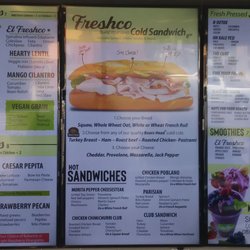 Freshco Mexican Grill - Menu