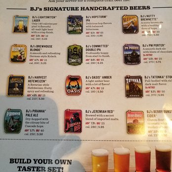 BJ's Restaurant & Brewhouse - Jan 2019 house taps - New American Near Me - Avon, Indiana BJ's Restaurant & Brewhouse - Jan 2019 house taps - New American Near Me - Avon, Indiana