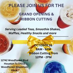 Woodforest Nutrition - Join and bring part of our Ceremony - Ribbon & Cutting ! This coming Wednesday- October 26, 2022 at 12pm