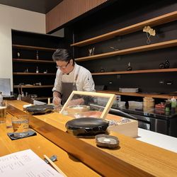 Dozo Omakase and Handroll - Chef at work