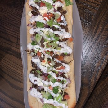 Brew Garden - Mediterranean flatbread only $11 bucks!! But it was a special - Sports Bars Near Me - Middleburg Heights, Ohio