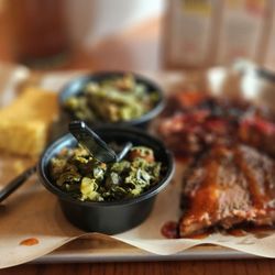 Mission BBQ - Ribs, brisket, collards, and green beans