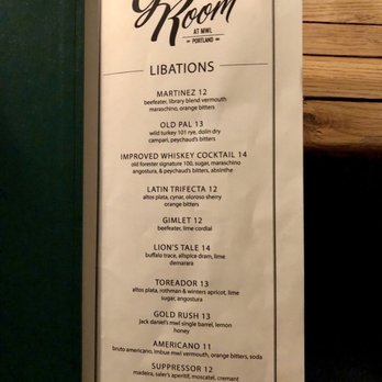 The Green Room - Drink menu (December 2018) - Cocktail Bars Near Me - Portland, Oregon The Green Room - Drink menu (December 2018) - Cocktail Bars Near Me - Portland, Oregon