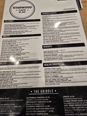 Menu photo 2 Starwood Cafe - Rayzor Ranch Denton, TX Menu photo 2 Starwood Cafe - Rayzor Ranch Denton, TX
