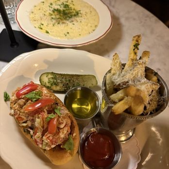 Opal’s Oysters - Lobster Roll and Cheesy Polenta - Seafood Near Me - Waco, Texas Opal’s Oysters - Lobster Roll and Cheesy Polenta - Seafood Near Me - Waco, Texas